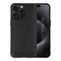 Θήκη Σιλικόνης Sonique Carbon Brushed Apple iPhone 15 Pro Max Μαύρο