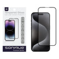 Hardy Glass Sonique Premium Series HD Full Cover 9H Apple iPhone 15 Pro Μαύρο