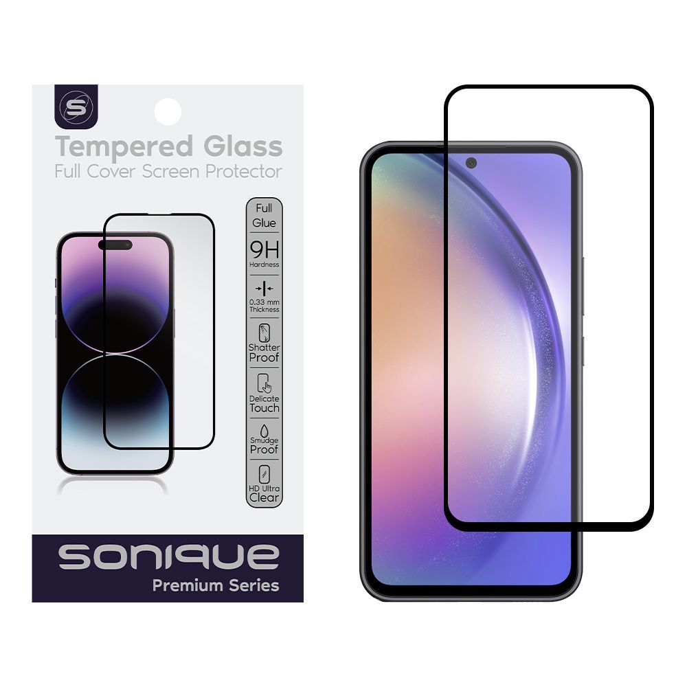 Hardy Glass Sonique Premium Series HD Full Cover 9H Samsung Galaxy A54 5G / Galaxy S23 FE Μαύρο