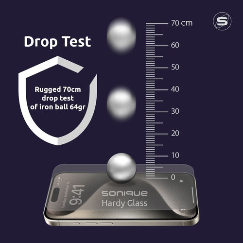 Hardy Glass Sonique Premium Series HD 9H Apple iPhone 16 Pro / iPhone 17