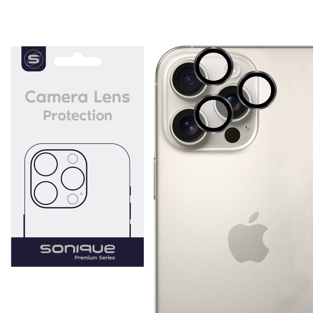 Camera Protection Sonique Lens Pro Apple iPhone 16 Pro / iPhone 16 Pro Max Natural Titanium