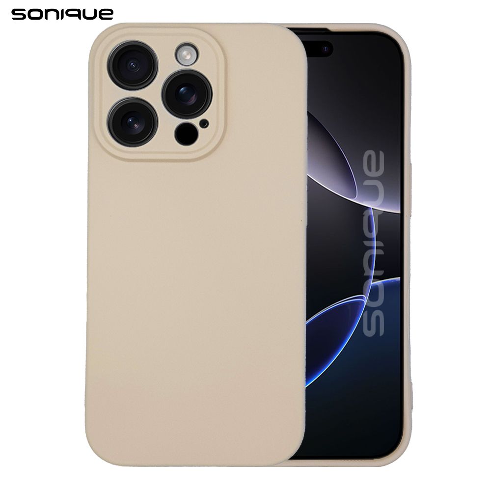 Θήκη Σιλικόνης My Colors Sonique Apple iPhone 16 Pro Μπεζ