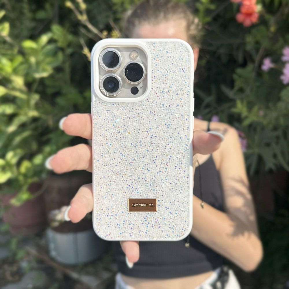 Θήκη Lux Diamond Sonique Apple iPhone 17 Pro Max Λευκό