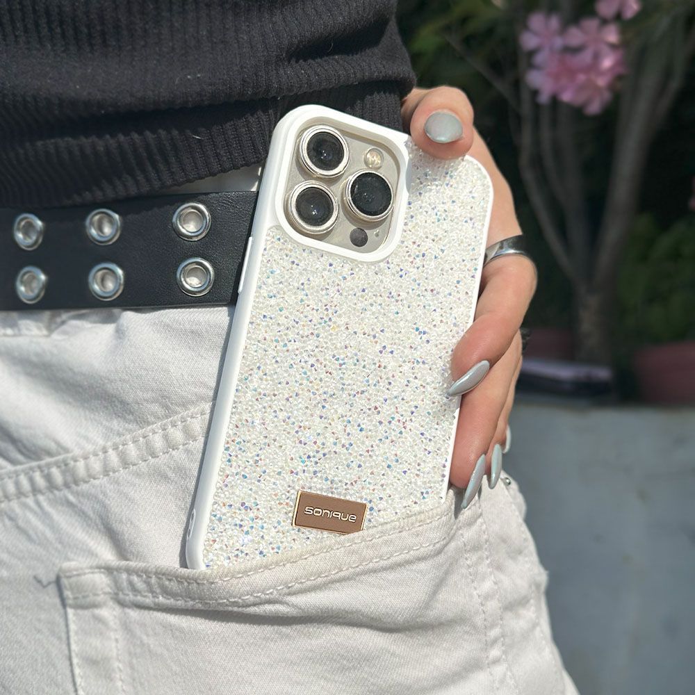 Θήκη Lux Diamond Sonique Apple iPhone 17 Pro Max Λευκό