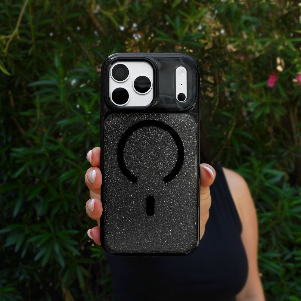 Θήκη Magnetic MagSparkle Sonique Apple iPhone 17 Pro Max Μαύρο